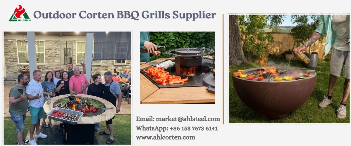 metal BBQ grill